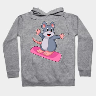 Mouse Snowboard Winter sports Hoodie